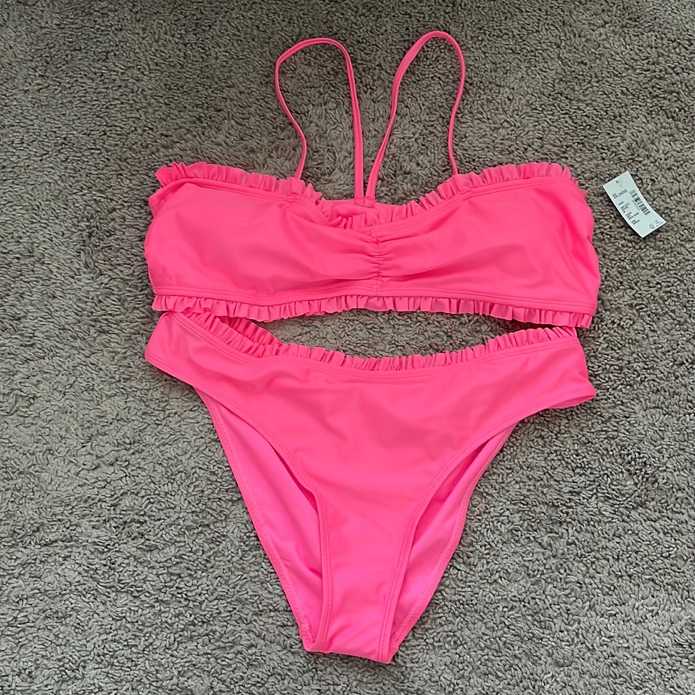 Sugar and Jade hot pink bikini swimsuit for teens * BRAND NEW* size XXL in kids